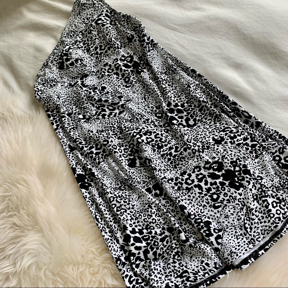 NWOT DKNY Swim Coverup Animal print Sz M - Picture 4 of 8